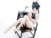 [Cosplay] 君颜圆又圆 - 蔚蓝档案 龙华妃咲 护士