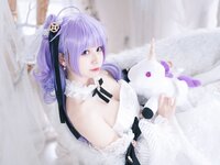 [Cosplay] 猫大人 - 碧蓝航线 独角兽 花嫁