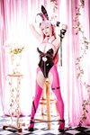 [Cosplay] 星之迟迟 2026年04月计划 Nikke胜利女神 薇尔维特·兔女郎 [48P-439MB]