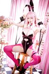 [Cosplay] 星之迟迟 2026年04月计划 Nikke胜利女神 薇尔维特·兔女郎 [48P-439MB]