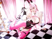 [Cosplay] 星之迟迟 2026年04月计划 Nikke胜利女神 薇尔维特·兔女郎 [48P-439MB]