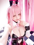 [Cosplay] 星之迟迟 2026年04月计划 Nikke胜利女神 薇尔维特·兔女郎 [48P-439MB]