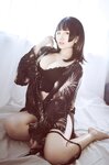 [Cosplay] 阿半今天很开心 黑色吊带 [23P-220MB]