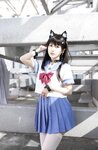 [Cosplay] 不呆猫 天台小猫咪 [96P1V-1.65GB]