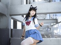 [Cosplay] 不呆猫 天台小猫咪 [96P1V-1.65GB]