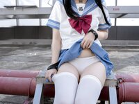 [Cosplay] 不呆猫 天台小猫咪 [96P1V-1.65GB]