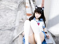 [Cosplay] 不呆猫 天台小猫咪 [96P1V-1.65GB]