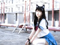 [Cosplay] 不呆猫 天台小猫咪 [96P1V-1.65GB]