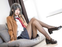 [Cosplay] 萌芽儿o0 麻衣学姐JK [28P-251MB]