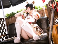 [Cosplay] 星之迟迟 2026年04月计划 鸣潮 千咲 联动咖啡 女仆 [42P-382MB]