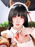 [Cosplay] 星之迟迟 2026年04月计划 鸣潮 千咲 联动咖啡 女仆 [42P-382MB]