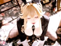 [Cosplay] 星之迟迟 2026年04月计划 Nikke胜利女神 爱德·特务兔女郎 [49P-515MB]