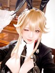 [Cosplay] 星之迟迟 2026年04月计划 Nikke胜利女神 爱德·特务兔女郎 [49P-515MB]