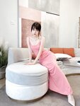 [Cosplay] 不呆猫 浴室粉色激凸人妻 [39P1V-420MB]