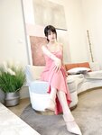 [Cosplay] 不呆猫 浴室粉色激凸人妻 [39P1V-420MB]