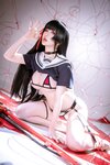 [Cosplay] 星之迟迟 2026年04月计划 鸣潮 千咲JK [64P-563MB]