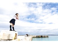 [Photobook] 流川夕 グラビア写真集 美波の風に抱かれて