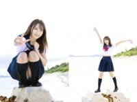 [Photobook] 流川夕 グラビア写真集 美波の風に抱かれて