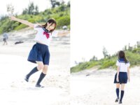 [Photobook] 流川夕 グラビア写真集 美波の風に抱かれて