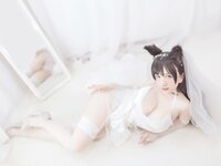 [Cosplay] 阿半今天很开心 爱宕婚纱 [36P-142MB]