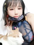 [Cosplay] 阿半今天很开心 小僵尸和猫猫头 [33P-24MB]