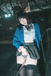 [AI Enhanced] DJAWA Photo - Bambi (밤비) - Midnight Cherry Blossom
