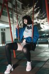 [AI Enhanced] DJAWA Photo - Bambi (밤비) - Midnight Cherry Blossom