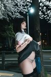 [AI Enhanced] DJAWA Photo - Bambi (밤비) - Midnight Cherry Blossom