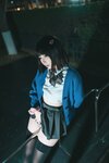[AI Enhanced] DJAWA Photo - Bambi (밤비) - Midnight Cherry Blossom