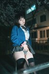 [AI Enhanced] DJAWA Photo - Bambi (밤비) - Midnight Cherry Blossom
