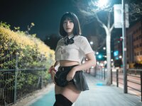 [AI Enhanced] DJAWA Photo - Bambi (밤비) - Midnight Cherry Blossom