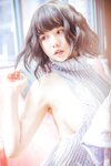 [Cosplay] 阿半今天很开心 露背毛衣 [28P-157MB]