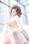 [Cosplay] 阿半今天很开心 露背毛衣 [28P-157MB]