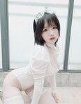 [Cosplay] 阿半今天很开心 白色肉感 [9P-31MB]