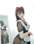 [Cosplay] 阿半今天很开心 女仆 [9P-31MB]