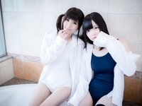 [Cosplay] Nikukyu Ayato, Nagisa MK-2, Usagi, Senji Klartheit
