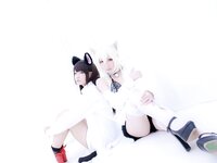 [Cosplay] Nikukyu Ayato, Nagisa MK-2, Usagi, Senji Klartheit