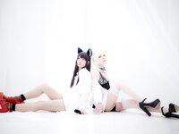 [Cosplay] Nikukyu Ayato, Nagisa MK-2, Usagi, Senji Klartheit