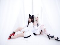[Cosplay] Nikukyu Ayato, Nagisa MK-2, Usagi, Senji Klartheit