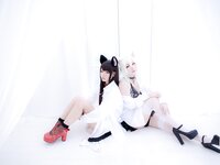 [Cosplay] Nikukyu Ayato, Nagisa MK-2, Usagi, Senji Klartheit