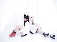 [Cosplay] Nikukyu Ayato, Nagisa MK-2, Usagi, Senji Klartheit