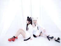 [Cosplay] Nikukyu Ayato, Nagisa MK-2, Usagi, Senji Klartheit