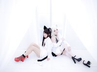 [Cosplay] Nikukyu Ayato, Nagisa MK-2, Usagi, Senji Klartheit