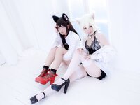 [Cosplay] Nikukyu Ayato, Nagisa MK-2, Usagi, Senji Klartheit