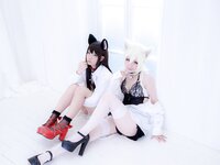 [Cosplay] Nikukyu Ayato, Nagisa MK-2, Usagi, Senji Klartheit
