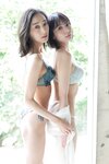 [Post Digital Photo] Sayaka Okada 岡田紗佳 & Natsuki Ikeda 池田夏希 - Pyramid QUEEN ピラミッドQUEEN(NO watermark)