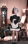 [COSPLAY] 白莉爱吃巧克力 – 蕾姆兔女仆 [49P-251MB]