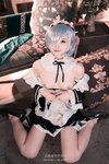 [COSPLAY] 白莉爱吃巧克力 – 蕾姆兔女仆 [49P-251MB]