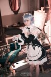 [COSPLAY] 白莉爱吃巧克力 – 蕾姆兔女仆 [49P-251MB]