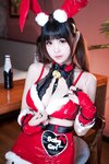 [COSPLAY] miko酱ww 圣诞兔兔